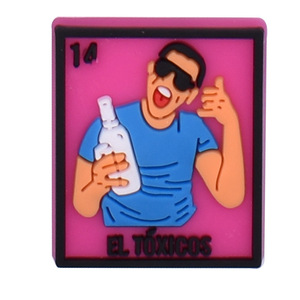 Charmes de chaussures mexicains HY <span class=keywords><strong>El</strong></span> Boogeyman, PVC pour adultes, décorations de chaussures de dessin animé mignonnes, cadeaux en gros pour hommes, femmes, filles, garçons, enfants - Product Image 5