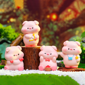 Nouvelles décorations de bureau Manyue Piggy pour filles, décoration de chambre, poupée mignonne et exquise, vente en gros - Product Image 2