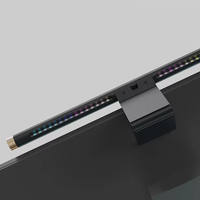 Barre lumineuse LED USB en aluminium pour moniteur, température de couleur réglable (3000K-6000K), lampe de bureau à clipser pour le bureau, le jeu, la lecture, moderne