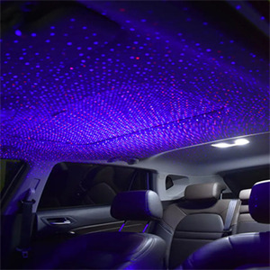 Kit de plafonniers à étoiles scintillantes en <span class=keywords><strong>fibre</strong></span> optique LED personnalisable avec couleurs changeantes pour petites voitures Éclairage intérieur de voiture haut de gamme - Product Image 1