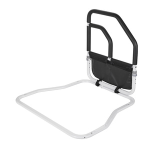 KS Bedside Safety Handrails With Storage <b>Bag</b> 30Cm Height For Elderly Disabled Pregnant Women <b>Bed</b> Getting Aid No Installation - Product Image 1