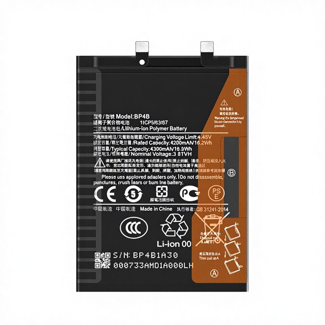 Rechargeable Lithium-ion Mobile Phone Battery BP4B for Redmi 12 Lite 5000mAh 3.87-4.45V 16.6Wh in Stock XYN OEM