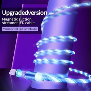 Nouvel arrivage Câble de chargeur USB magnétique 3 1 LED Conducteur en cuivre pur Conception rétractable pour imprimante <span class=keywords><strong>iPhone</strong></span> Utilisation du <span class=keywords><strong>scanner</strong></span> de codes à barres - Product Image 6