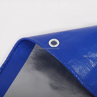 Bâche en PE enduite occultante imperméable personnalisée avec œillets renforcés pour usage extérieur, automobile et agricole