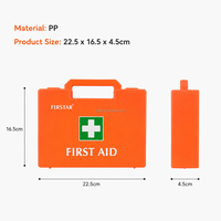 Trousse de premiers secours à domicile, dispositifs de premiers secours d'urgence de base, manuel, matériau PP, certifié CE, pour les blessures quotidiennes