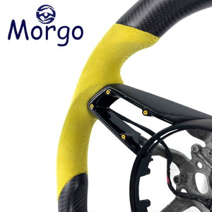 Volant personnalisé en fibre de carbone mate pour <span class=keywords><strong>Porsche</strong></span> Cayenne Panamera 718 GTS 997 985 981 Boxster Cayman 987 992 - Product Image 4