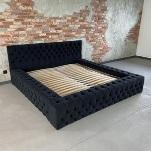 <span class=keywords><strong>Lit</strong></span> plateforme avec rangement en cuir moderne italien, cadre <span class=keywords><strong>de</strong></span> <span class=keywords><strong>lit</strong></span> avec tête <span class=keywords><strong>de</strong></span> <span class=keywords><strong>lit</strong></span> décorée en métal doré, <span class=keywords><strong>lattes</strong></span> en <span class=keywords><strong>bois</strong></span> - Product Image 4