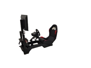 ห้องนักแข่งจำลองแบบพับได้และปรับได้ ขายพร้อมเบาะนั่ง ราคาไม่แพง รองรับ <span class=keywords><strong>PS4</strong></span>, PS5, Logitech G29 - Product Image 4