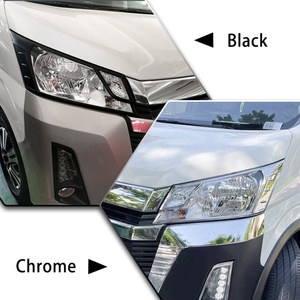 Accesorios de Revestimiento Cromado ABS Especiales para el Exterior del Automóvil, Kit de Carrocería Cromado para Toyota Hiace 2015 en Adelante - Product Image 4