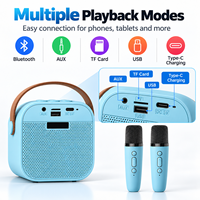 Haut-parleur sans fil K12 avec microphone, machine de karaoké tout-en-un, karaoké mobile sans fil de bureau et portable