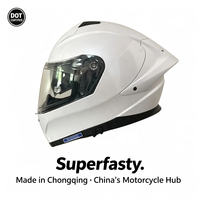 Casque de moto intégral en ABS de qualité supérieure, fermeture rapide, homologué DOT, toutes saisons, pour adultes, pour la conduite de scooter, fabrication OEM