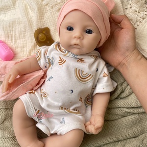 Poupée Bébé <span class=keywords><strong>Reborn</strong></span> Souple en Gros, 16 Pouces, Silicone Solide, Vente Directe Usine, Poupées Nouveau-né Réalistes Pondérées Non Peintes Vides pour DIY - Product Image 5