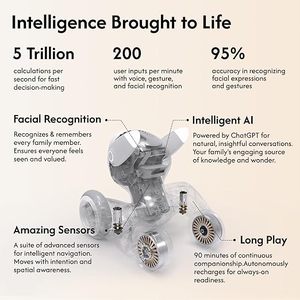 Loona الكلب الروبوت الذكي التعليمي، حيوان أليف يعمل بنظام أندرويد مع ميزة التحكم عن بعد لمراقبة الأطفال - Product Image 5