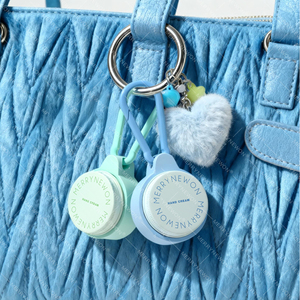 Crème pour les mains MERRYNEWON, pot rond avec bouchon à vis, finition mate, impression couleur, soins personnels, pot en aluminium de 15 g avec porte-clés - Product Image 4