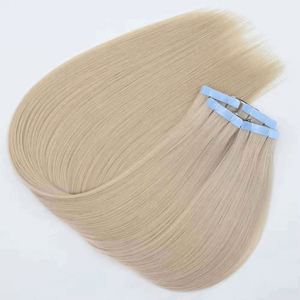 Extensions de cheveux Remy Russian Body Wave, couleur claire, cheveux naturels bruts, invisibles, double trame, style à clipser - Product Image 1