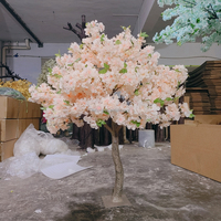 Décoration de mariage A102, arbre de table en fleurs de cerisier artificielles en soie de 6 pieds, branche d'arbre de cerisier rose pour la décoration de fête de mariage