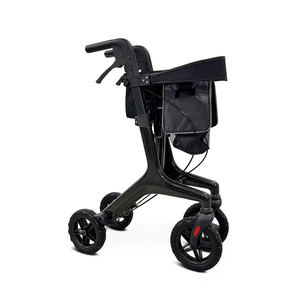 KSM-802 Carbon Fiber <b>Walker</b> Home Care 4 Wheels Electric Walking Aid China Manufacturer for Rehabilitation with Seat - Product Image 1