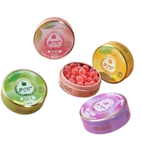 Bonbons Gélifiés Fruités Vitaminés à la Vitamine C en Boîte Métallique 80g – Saveurs Fraise, Pomme, Raisin, Citron – Multicolores – Meilleures Ventes