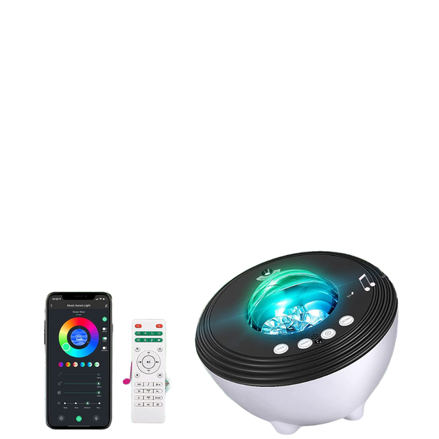 Star Projector Blue LED Dreamy Aurora Star Light Aura Sky Projector for Living Room Modern Design