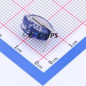 Supercondensador CBN5R5334HF-ZG, Condensador de Componente de Orificio Pasante (THT), 0.33F -20%~+80%, 5.5V, 2uA@72hrs - Product Image 1