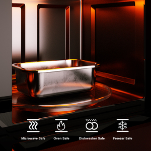 Cho ikoo thép không gỉ Hộp Ăn Trưa tủ đông tủ lạnh lò máy rửa chén an toàn tùy chỉnh logo - Product Image 4