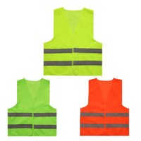 Gilet Riflettente Verde Lime ad Alta Visibilità con Chiusura Traspirante in Rete per Lavoratori Edili e Stradali
