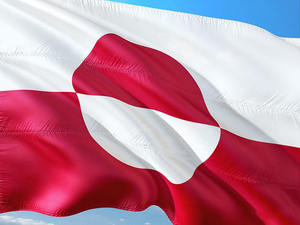 <span class=keywords><strong>Bandera</strong></span> de <span class=keywords><strong>Groenlandia</strong></span> de país personalizada de 3x5 pies, Impresión de doble cara, cualquier patrón, cualquier tamaño, <span class=keywords><strong>Bandera</strong></span> de impresión por sublimación para interiores y exteriores - Product Image 2