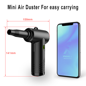 Souffleur d'air sans fil mini portable, séche-cheveux puissant, réglage multi-niveaux, souffleur violent, moteur sans balais, chargement USB - Product Image 6