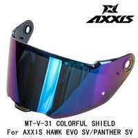 AXXIS HAWK EVO SV/PANTHER SV Kaskları MT-V-31 ile Uyumlu Motosiklet Yüksek Kaliteli Lens