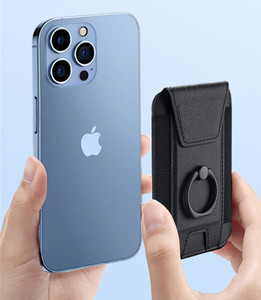 Porte-cartes en cuir magnétique étui portefeuille porte-anneau pour <span class=keywords><strong>iPhone</strong></span> 15 14 13 <span class=keywords><strong>12</strong></span> Pro Max housse de portefeuille accessoires de sac - Product Image 6