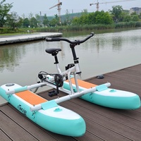 Vélo aquatique à pédales gonflable pour enfants, certifié CE, capacité 100-500 kg, garantie 3 ans