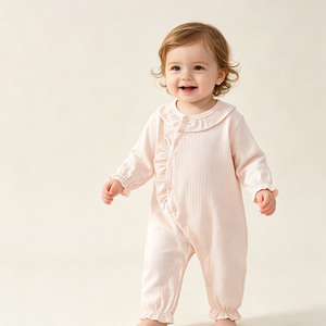 <span class=keywords><strong>Tutine</strong></span> in <span class=keywords><strong>Cotone</strong></span> per Neonata con Volant, Pigiami e <span class=keywords><strong>Set</strong></span> di Abbigliamento per Bambina Personalizzati all'Ingrosso - Product Image 6