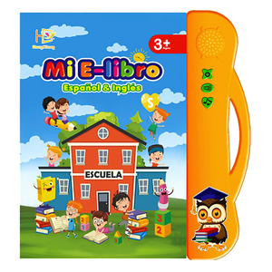 Tùy Chỉnh Cứng Bìa Trẻ Em Học Tập Đọc Sách Song Ngữ Nói Cuốn Sách In Ấn Với Âm Nhạc Âm Thanh - Product Image 3