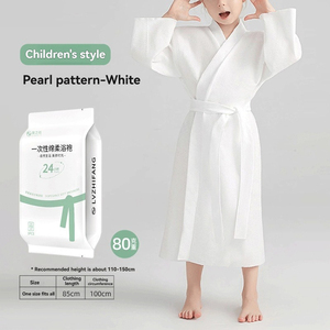 Albornoz desechable <span class=keywords><strong>para</strong></span> hotel, albornoz portátil de viaje, albornoz absorbente <span class=keywords><strong>para</strong></span> ducha, albornoz desechable <span class=keywords><strong>para</strong></span> casa de huéspedes, spa, sauna, hotel - Product Image 1