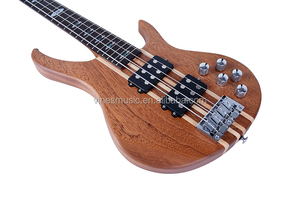 Smiger chuyên nghiệp rắn Sapele rắn Maple cổ thông qua cơ thể 4 dây điện conjoined bass với hoạt động Pickup - Product Image 5