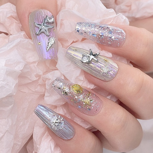TSZS nueva aleación verano playa Kawaii estrella <span class=keywords><strong>de</strong></span> <span class=keywords><strong>mar</strong></span> Shell <span class=keywords><strong>uñas</strong></span> diamante decoración verano océano Animal <span class=keywords><strong>uñas</strong></span> suministros encantos - Product Image 2