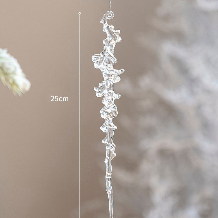 Bandes de glace transparentes