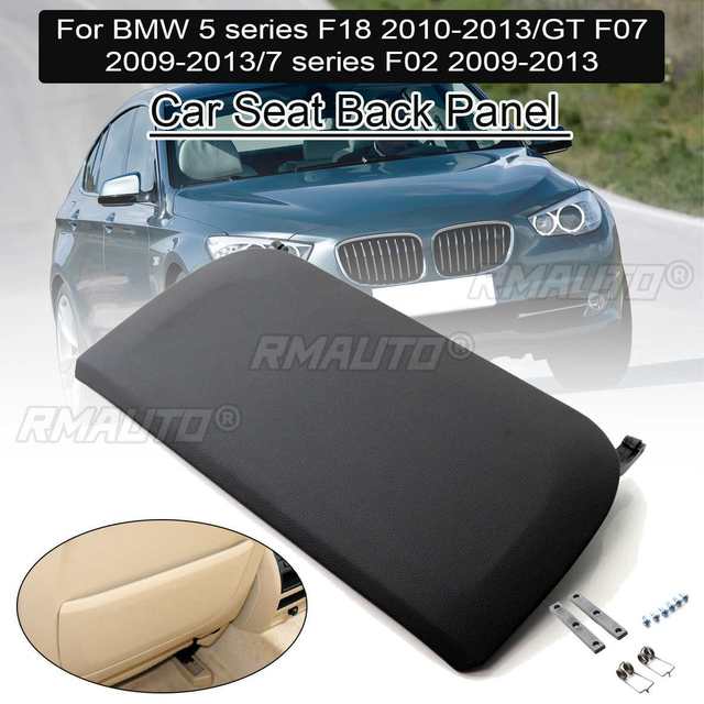 Car Seat Back Panel Cover ABS Cap Storage Pocket Replacement Accessories for BMW 5 Series F10 GT 7 Series F01 F02 2009-2013