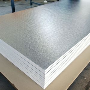 Đôi hai mặt <span class=keywords><strong>Phenolic</strong></span> bọt tấm cách nhiệt nhôm lá bọc thép cho phòng lạnh khách sạn cách nhiệt bên ngoài bức tường ăn uống - Product Image 1