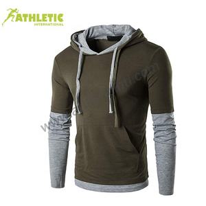 Vêtements d'hiver Hommes Pullover Dernière conception Hoodie Haute Qualité Broderie Imprimé Manches Longues Gym Fitness Pas Cher Prix Homme Hoodies - Product Image 2