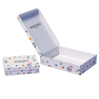Boîtes pliables en carton ondulé avec logo personnalisé, design esthétique, épaisses et extra robustes, pour l'emballage e-commerce