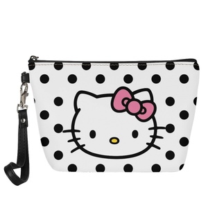 Bolsa de Maquillaje de Viaje para Mujer, Tipo Clutch con Correa para la Muñeca, Venta Directa de Fábrica, Superficie Personalizable, MOQ: 1 Unidad, Estuche Organizador, Bolsa de Cosméticos - Product Image 5
