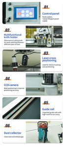 سكين تتأرجح CCD أوتوماتيكية بالكامل ، آلة قطع الغطاء الداخلي للسيارة لإنتاج الجلود - Product Image 5