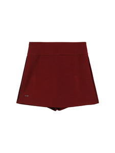 <span class=keywords><strong>Falda</strong></span> Corta Roja <span class=keywords><strong>de</strong></span> Cintura Alta con Abertura para Mujer, Estilo Coreano Nuevo <span class=keywords><strong>de</strong></span> Verano, Diseño Ajustado a la Cadera, <span class=keywords><strong>Falda</strong></span> Corta en Línea A - Product Image 1