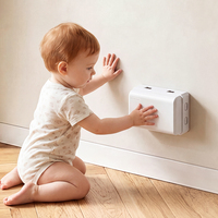 Boîte de protection de prises électriques à l'épreuve des enfants, grande taille, pour la sécurité des bébés, facile à installer pour sécuriser les prises domestiques.