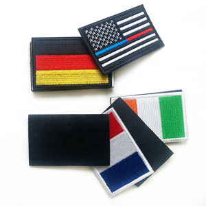 メーカー卸売 カスタム衣料用フル刺繍旗バッジパッチ 手作りアイロン接着式 レースフェルト 低価格 - Product Image 5