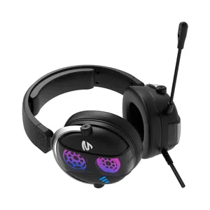 Wired Headset Gaming Headphone With Mic RGB Surround Sound Audifonos Noise Cancelling Headset For PC Gamer
