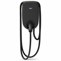 Station de recharge pour véhicules électriques NECS Type 2 7kW 32A AC avec RFID, boîtier en plastique, modèle compact 3002, Plug&Play, nouvelle pour la maison et le garage