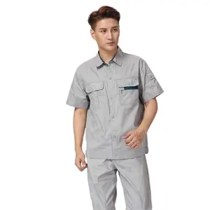 Wholesale short sleeve factory worker clothing uniform with competitive price