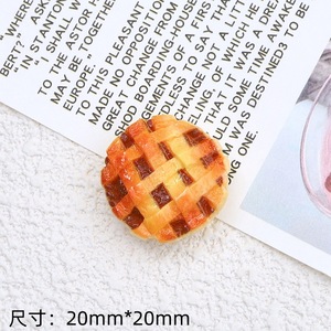 Accessoires en résine 3D Manna Small, forme de <span class=keywords><strong>pain</strong></span> de dessin animé, pour colle à crème, accessoires pour épingles à cheveux, décoratifs - Product Image 5